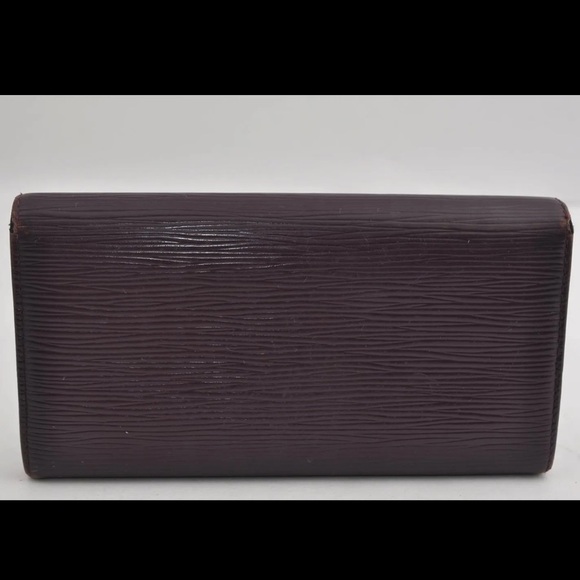 💜Louis Vuitton Purple Epi Portefeuille Sarah Long Wallet RARE!!!💜 - Picture 2 of 16